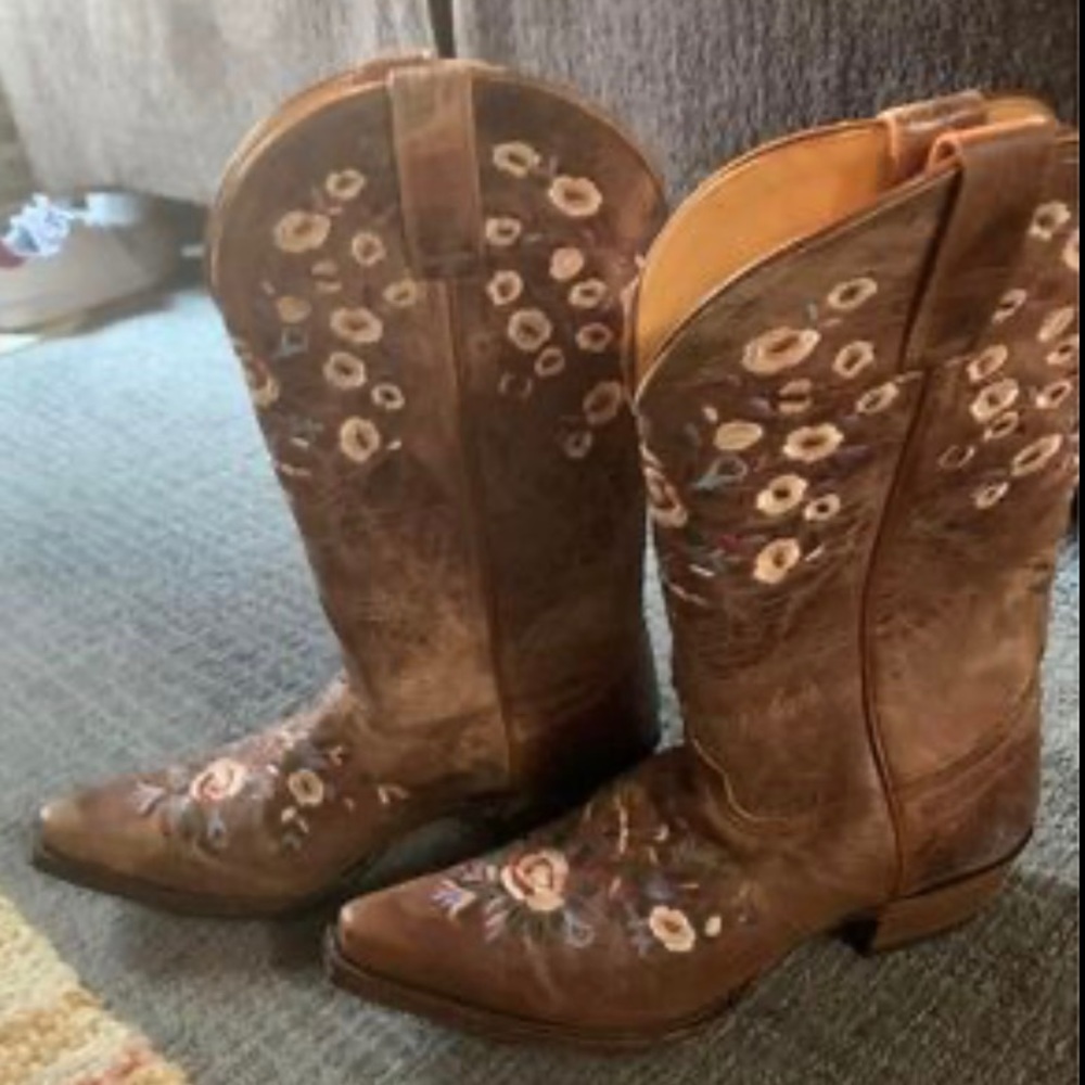 Cowgirl boots bought from Boot Barn